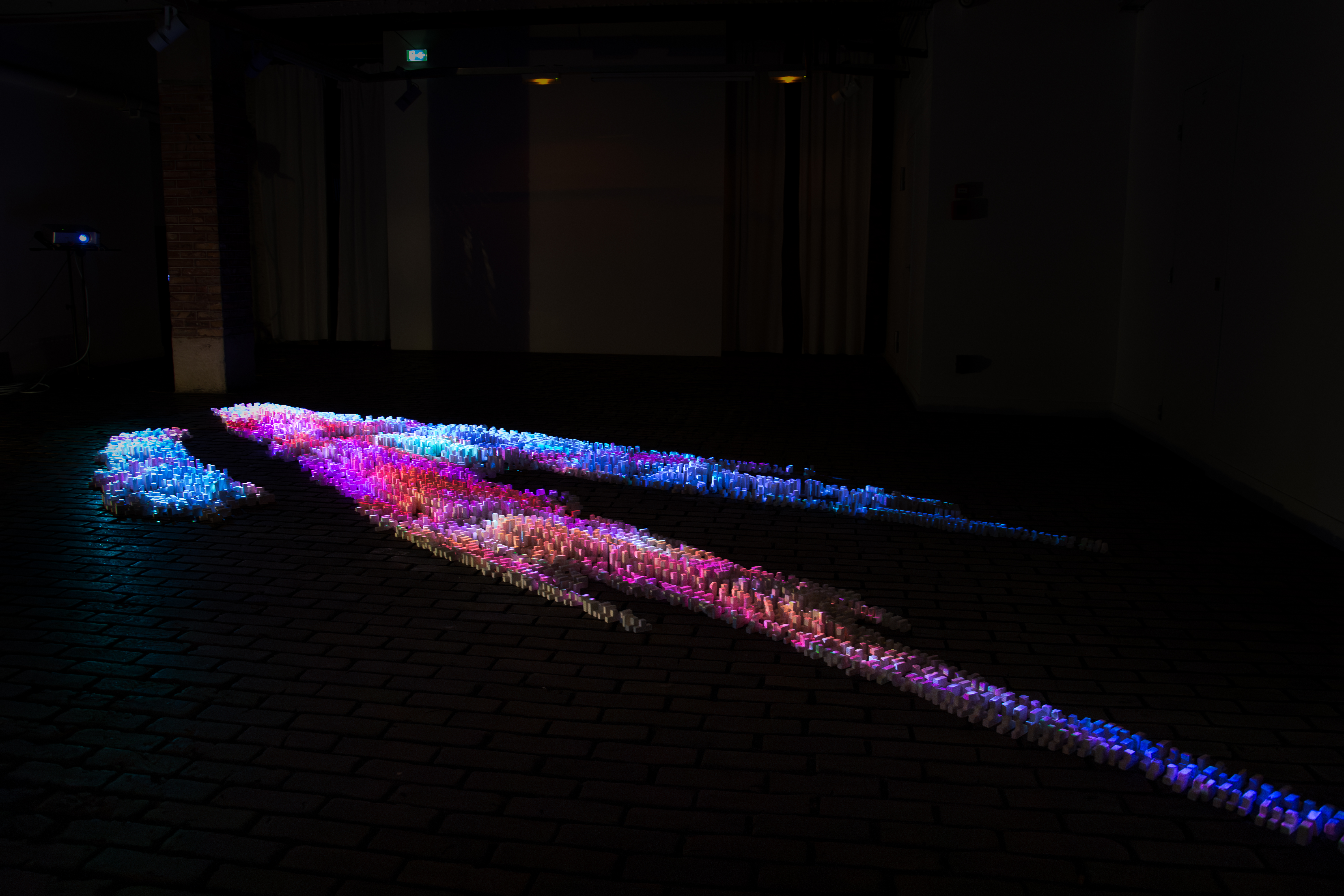 Screen City sculpture