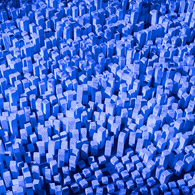 Cartographie lumineuse de Saint-Denis, fusionnant l’architecture avec la projection de données démographiques et l’impact de la pollution lumineuse